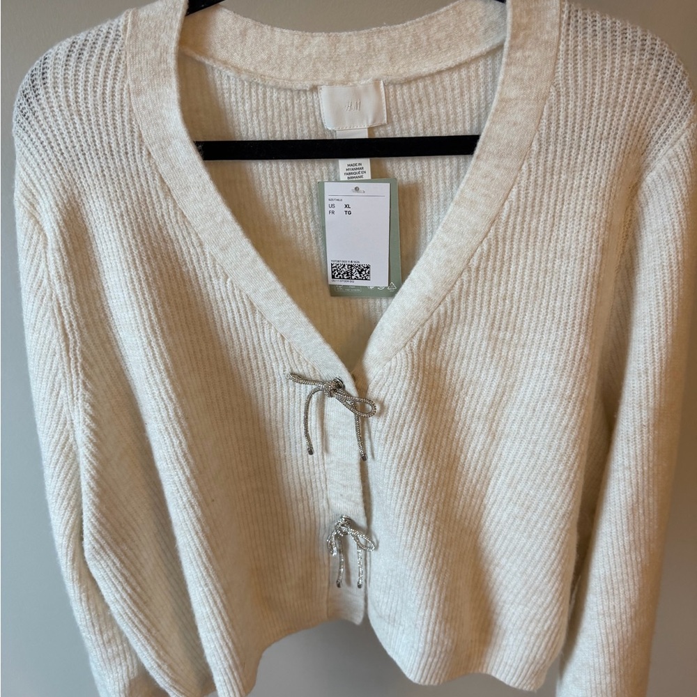 H&M Cream Women's Cardigan